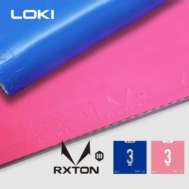 Table Tennis Loki - 오리지널 LOKI RXTON 3 블루 핑크