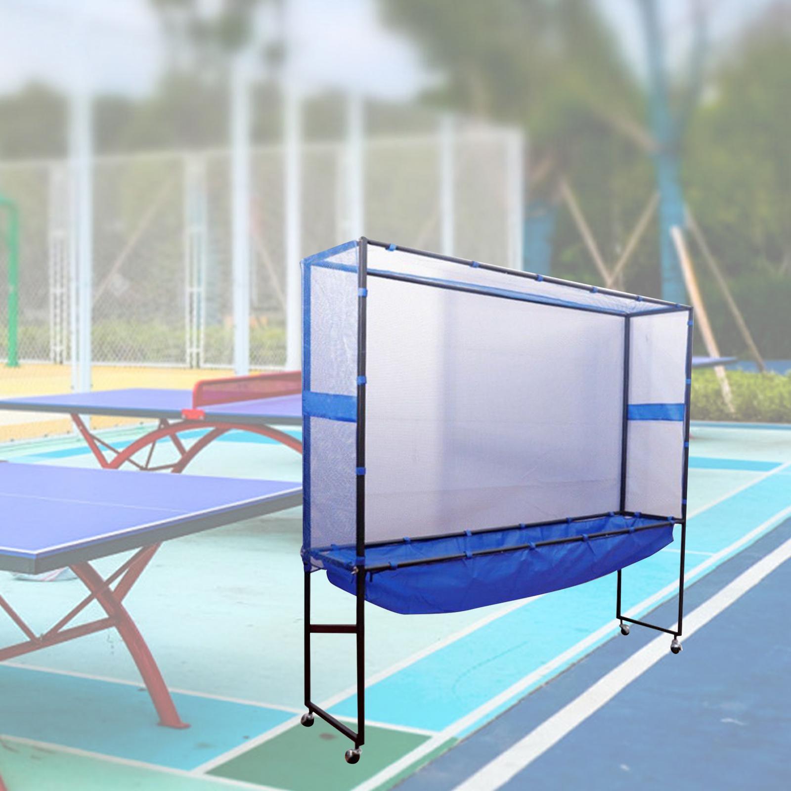 Table Tennis Robot - 로봇 서브 연습용 이동식 탁구공 네트