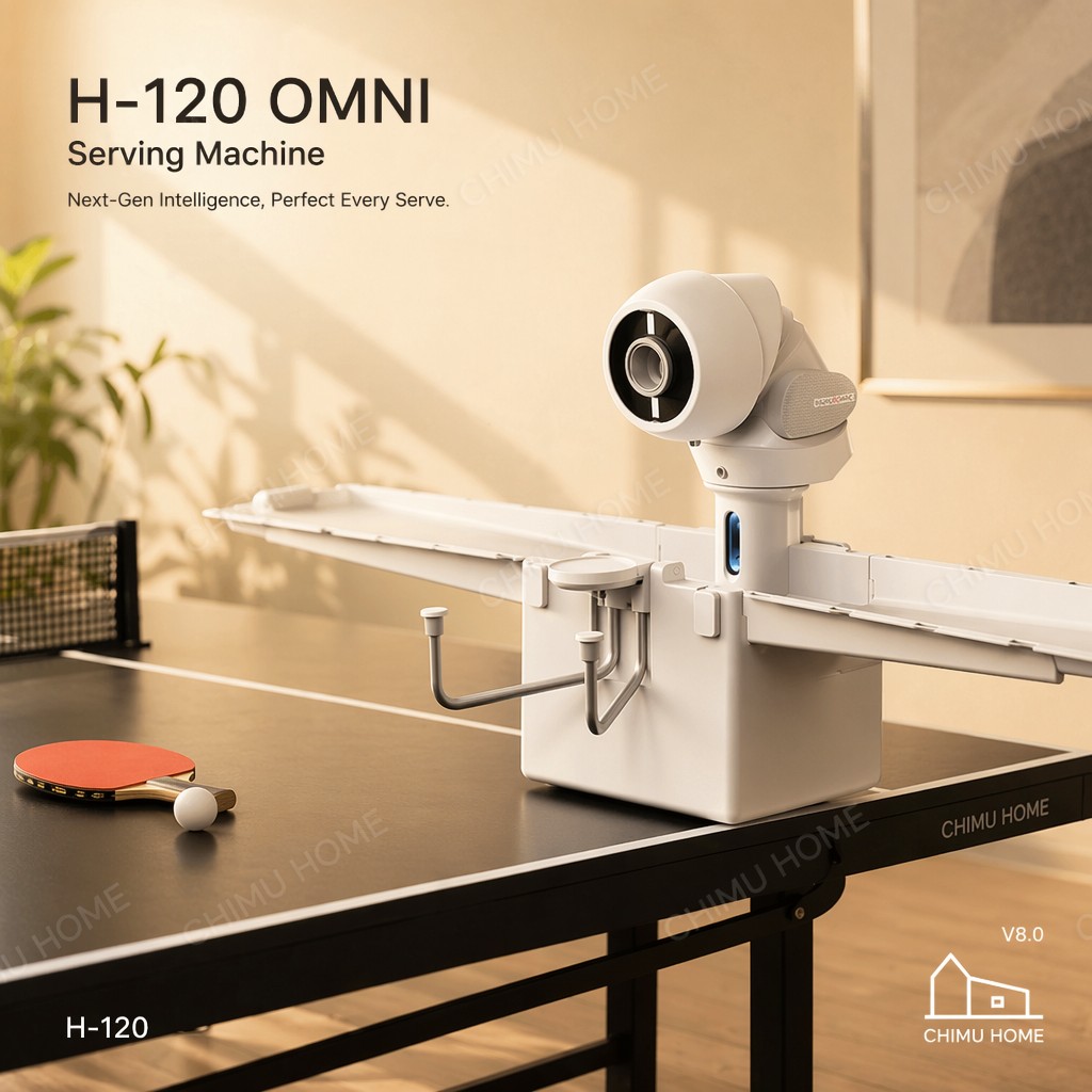 Table Tennis App - 【CHIMU HOME】OMNI 스마트 탁구 서빙 머신