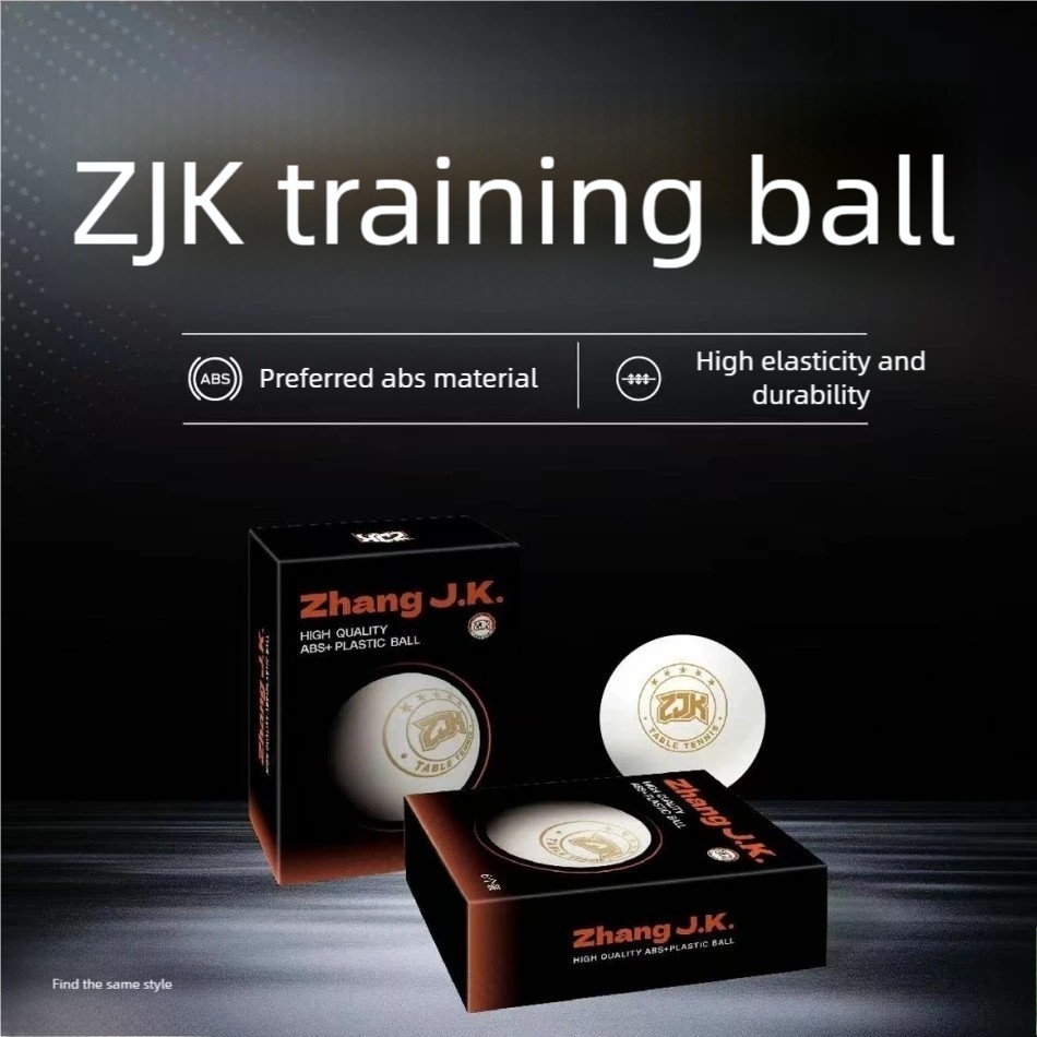 탁구공, ZJK 트레이닝 40+ 탁구공, 6개, ABS - Table Tennis Logo 리뷰 및 가격