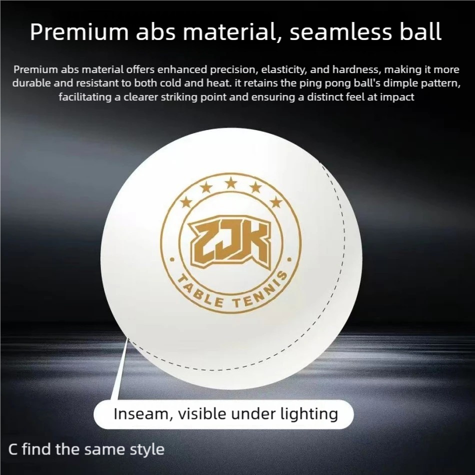 탁구공, ZJK 트레이닝 40+ 탁구공, 6개, ABS - Table Tennis Logo 리뷰 및 가격