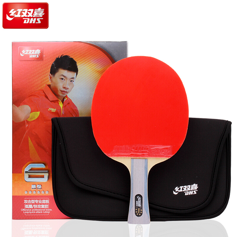 DHS 탁구 라켓 6스타 허리케인 8 틴아크 러버 60 - Table Tennis History 리뷰 및 가격